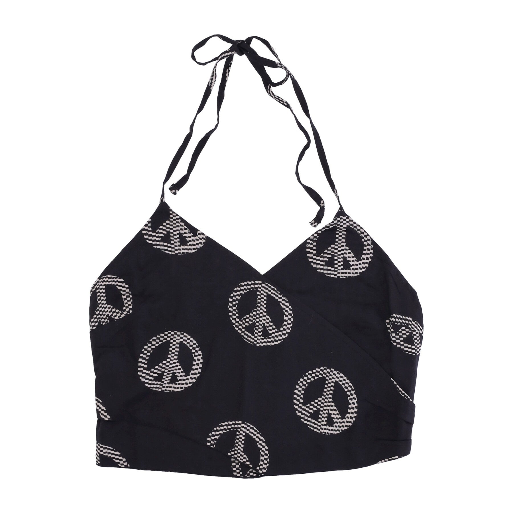 Obey, Top Donna Peaceful Halter Top, Black