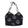 Obey, Top Donna Peaceful Halter Top, Black