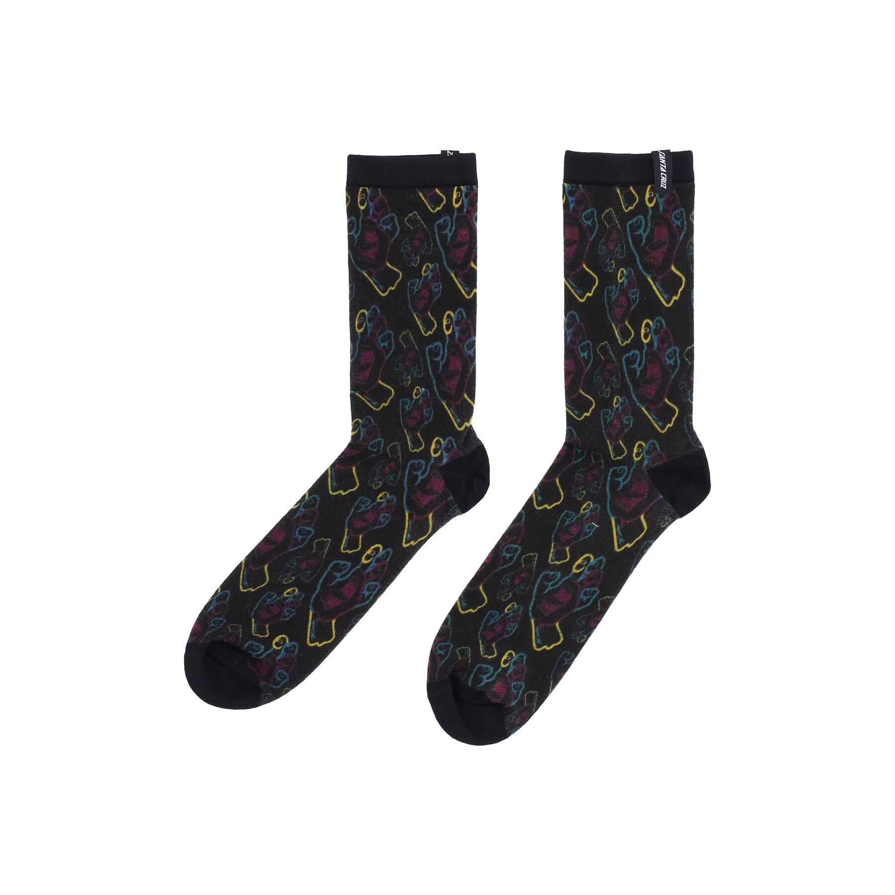 Santa Cruz, Calza Media Uomo Hands In Colour Socks, Multi