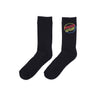Santa Cruz, Calza Media Uomo Opus In Colour Socks, Black