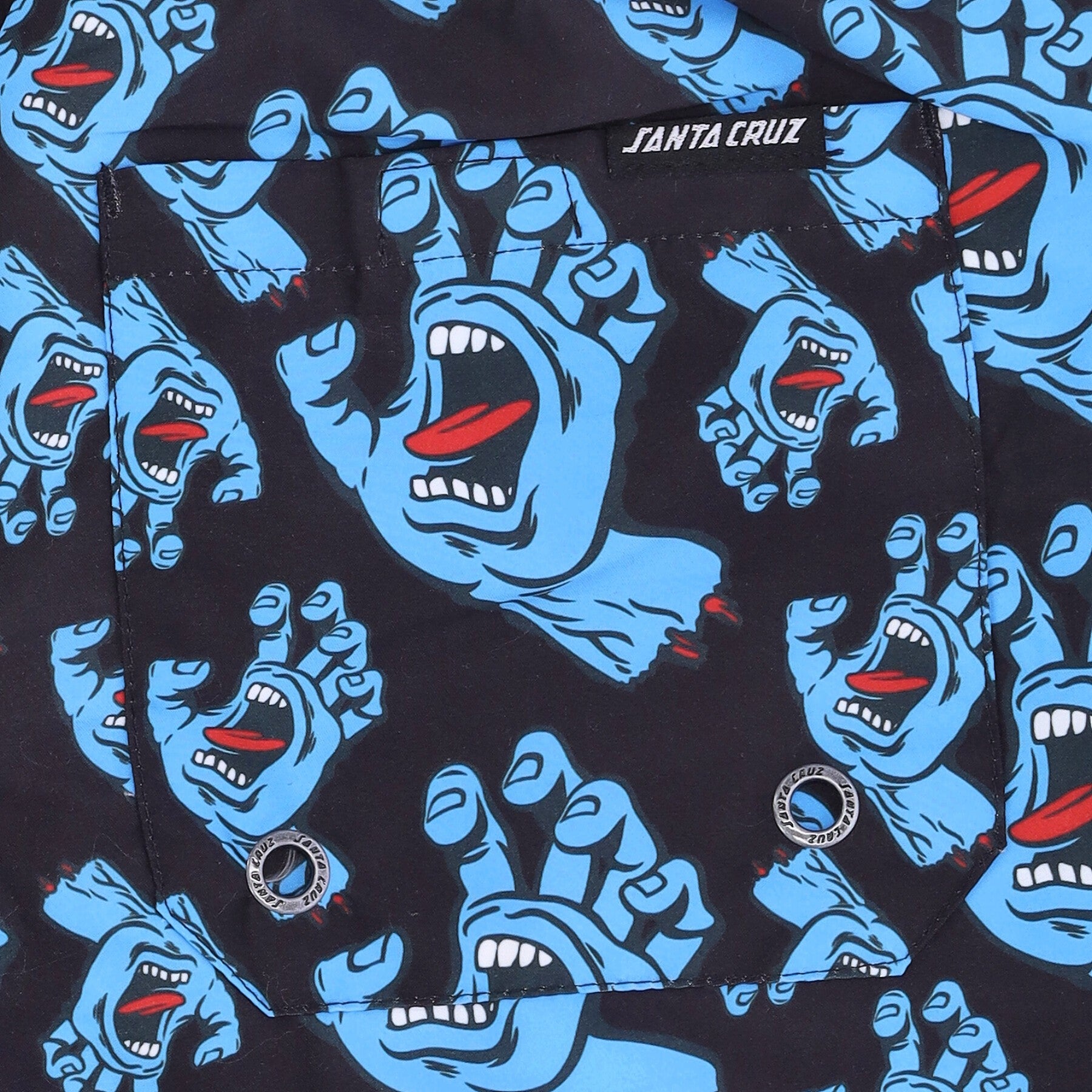 Santa Cruz, Costume Pantaloncino Uomo Hands All Over Swimshort, 