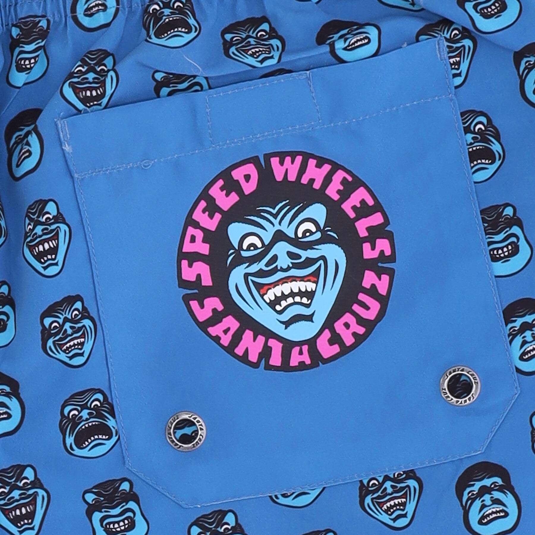 Santa Cruz, Costume Pantaloncino Uomo Sw Faces Swimshort, 