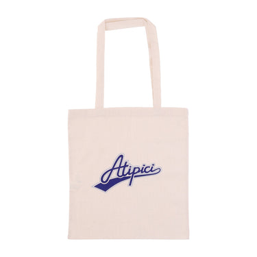 Atipici, Borsa Uomo Logo Tote Bag, Natural