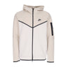 Nike, Felpa Leggera Cappuccio Zip Uomo Sportswear Tech Fleece Full-zip Hoodie, Rattan/lt Orewood Brn/black