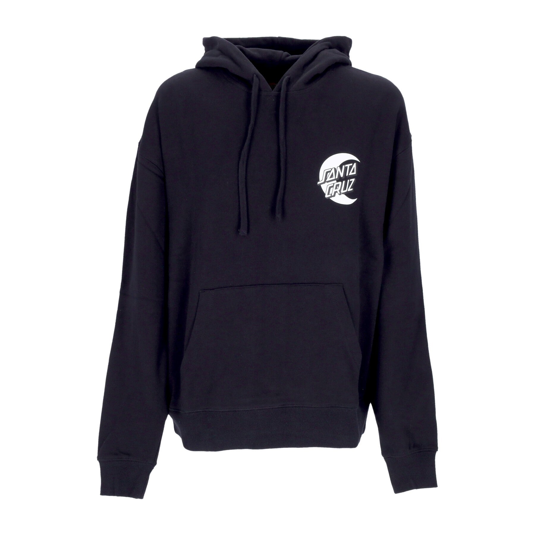 Santa Cruz, Felpa Leggera Cappuccio Uomo Cabana Moon Dot Hood, 