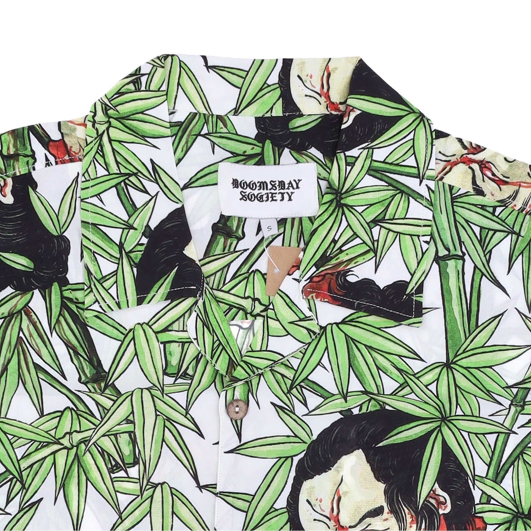 Doomsday, Camicia Manica Corta Uomo Bamboo Shirt, 