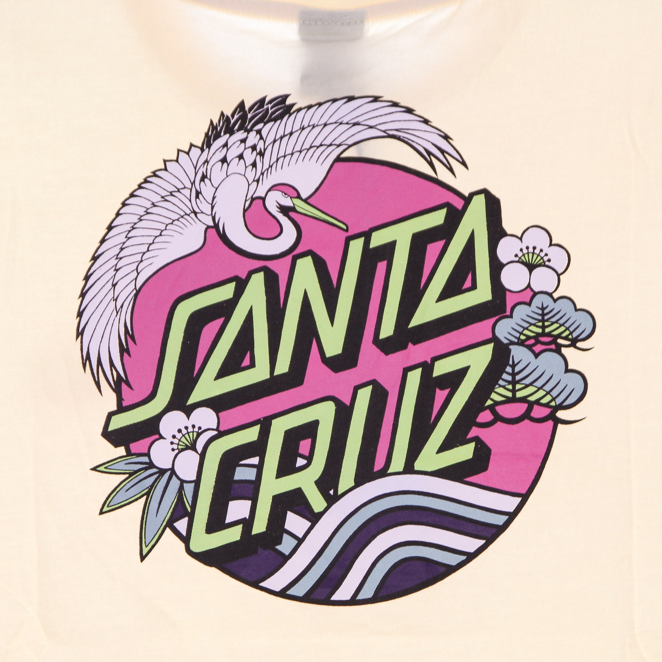 Santa Cruz, Maglietta Donna Crane Dot Tee, 