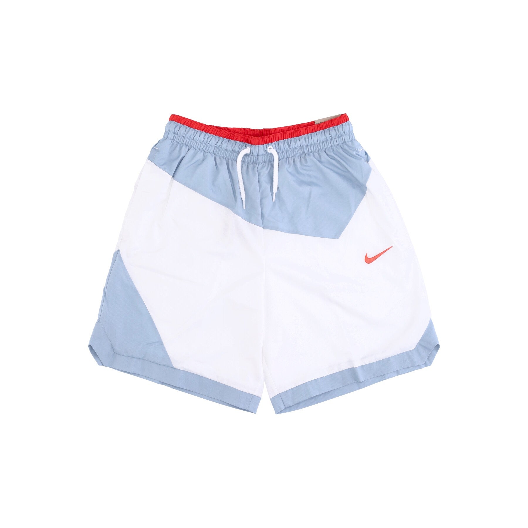 Nike, Pantaloncino Uomo Dri-fit Dna Woven 8in Basketball Short, Boarder Blue/white/track Red