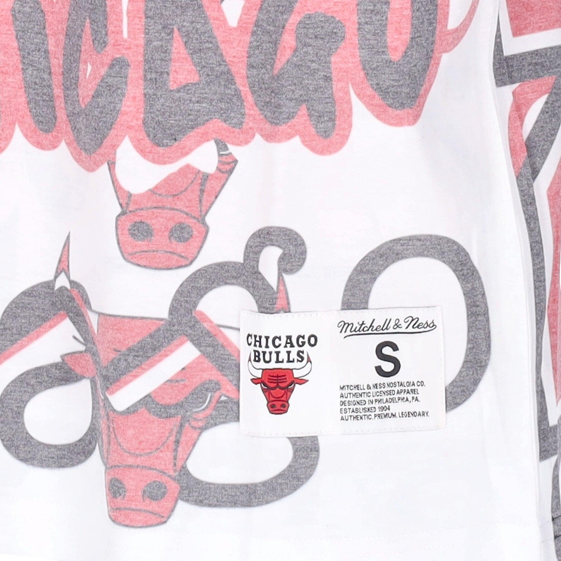 Mitchell & Ness, Maglietta Uomo Nba Jumbotron 2.0 Sublimated Tee Hardwood Classics Chibul, 