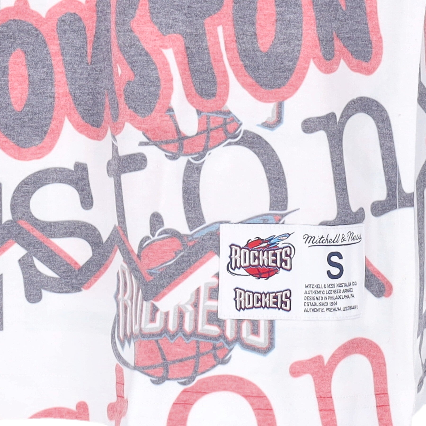 Mitchell & Ness, Maglietta Uomo Nba Jumbotron 2.0 Sublimated Tee Hardwood Classics Houroc, 