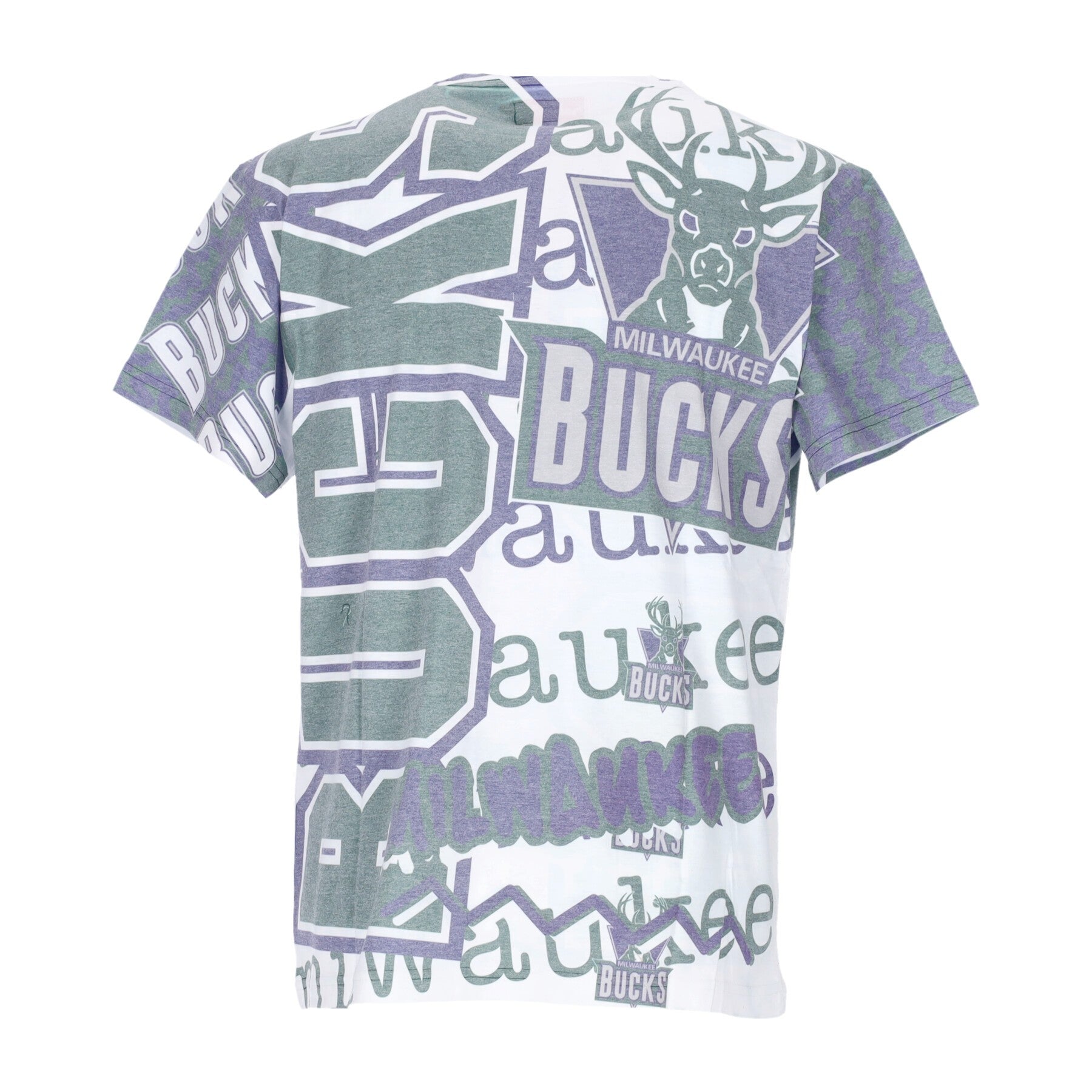 Mitchell & Ness, Maglietta Uomo Nba Jumbotron 2.0 Sublimated Tee Hardwood Classics Milbuc, 