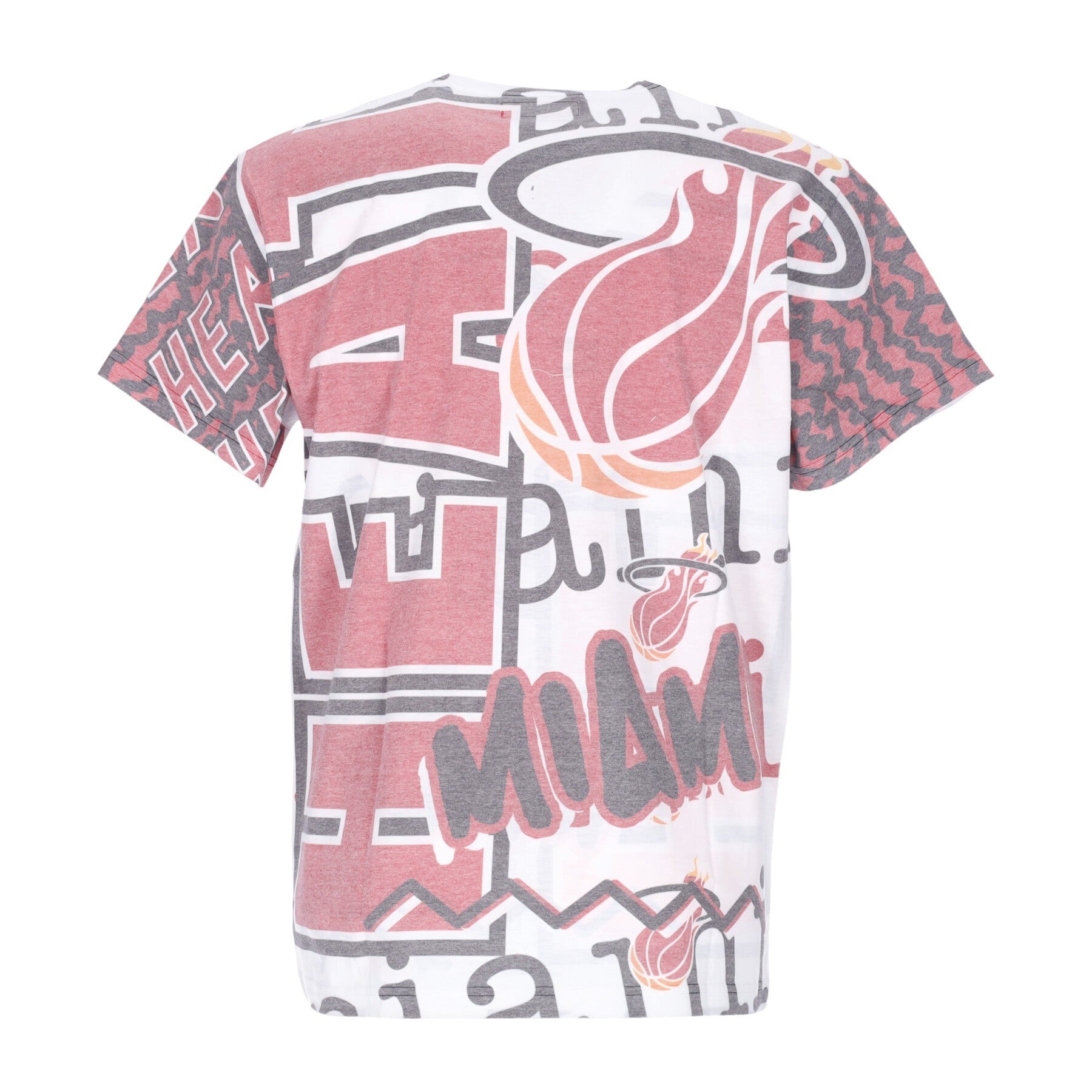 Mitchell & Ness, Maglietta Uomo Nba Jumbotron 2.0 Sublimated Tee Hardwood Classics Miahea, 