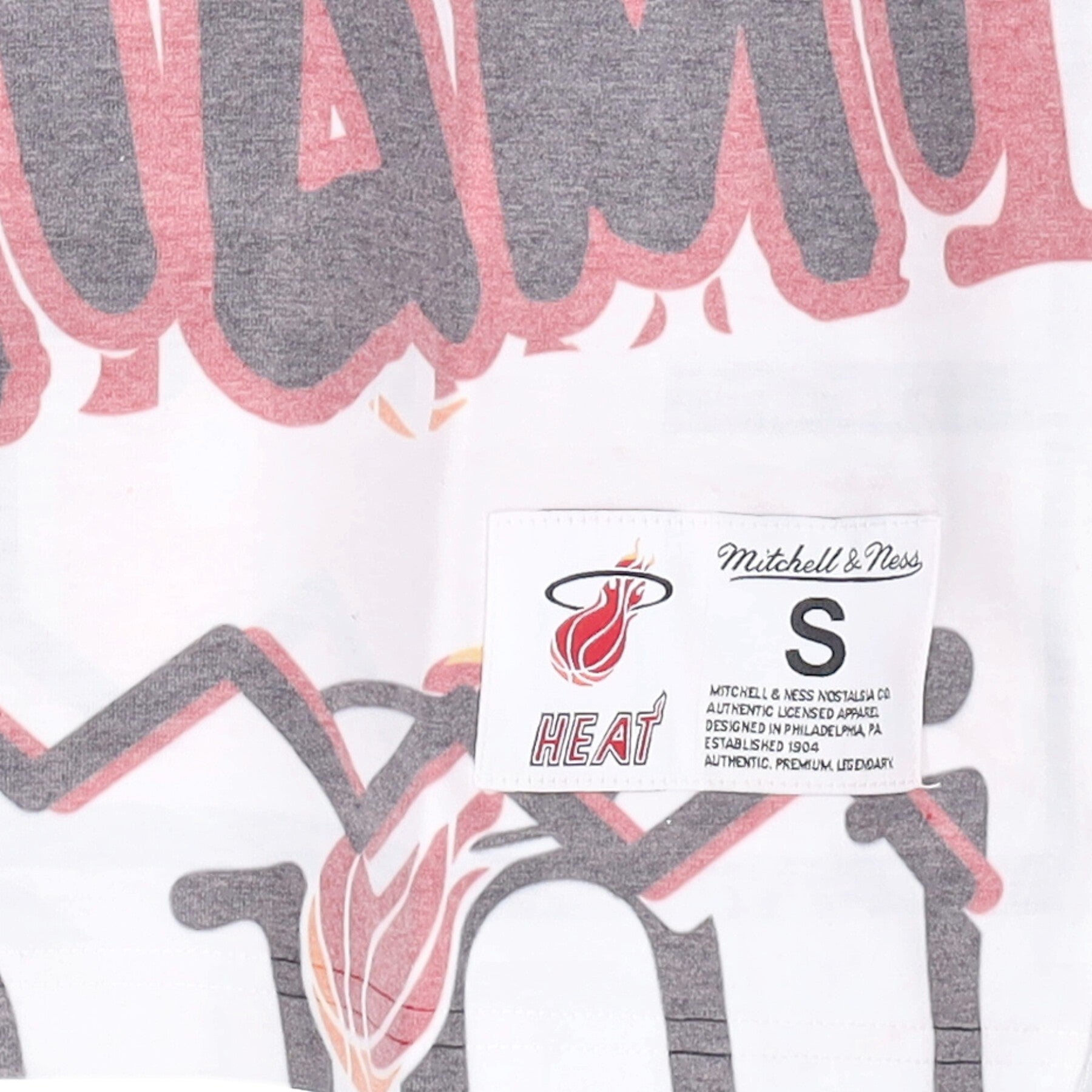 Mitchell & Ness, Maglietta Uomo Nba Jumbotron 2.0 Sublimated Tee Hardwood Classics Miahea, 