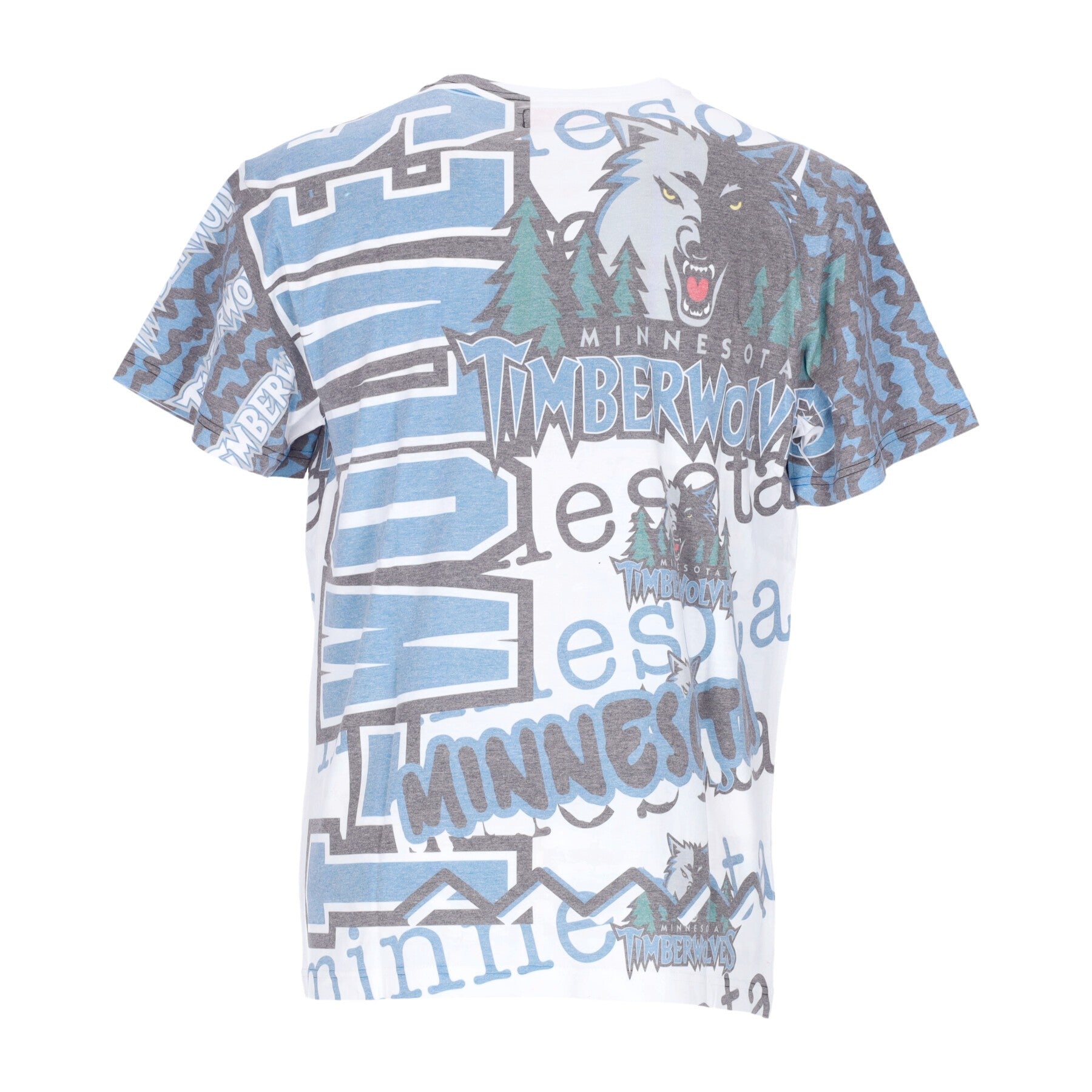 Mitchell & Ness, Maglietta Uomo Nba Jumbotron 2.0 Sublimated Tee Hardwood Classics Mintim, 