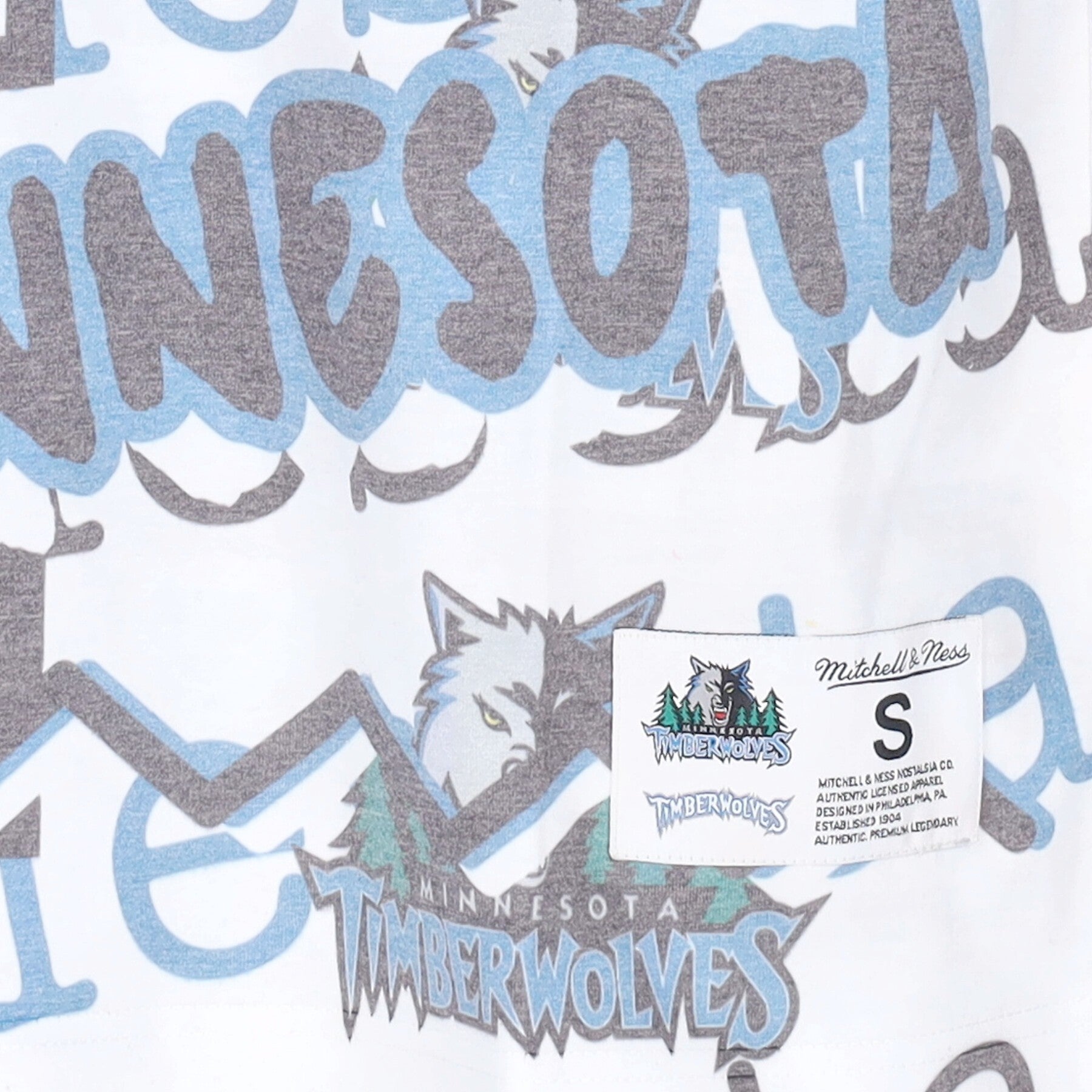 Mitchell & Ness, Maglietta Uomo Nba Jumbotron 2.0 Sublimated Tee Hardwood Classics Mintim, 