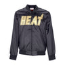 Mitchell & Ness, Giacchetta Uomo Nba Big Face 4.0 Satin Jacket Hardwood Classics Miahea, Black/original Team Colors