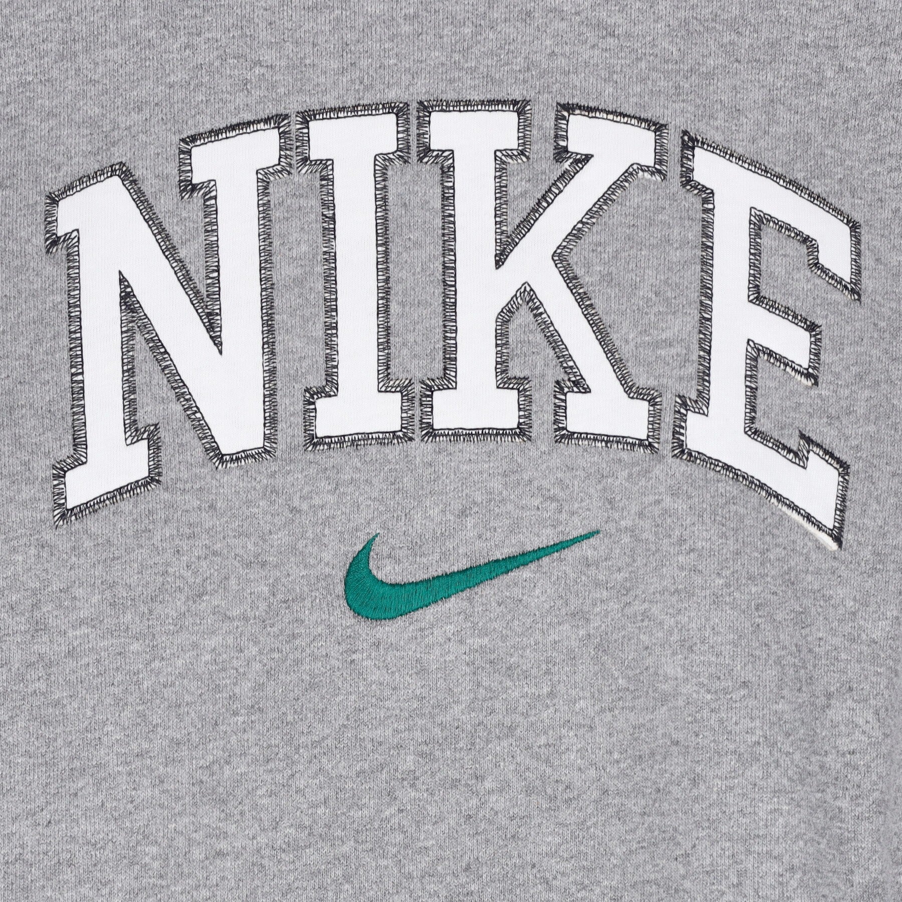 Nike Felpa Girocollo Uomo Sportswear Retro Fleece Crew Bb Dk Grey