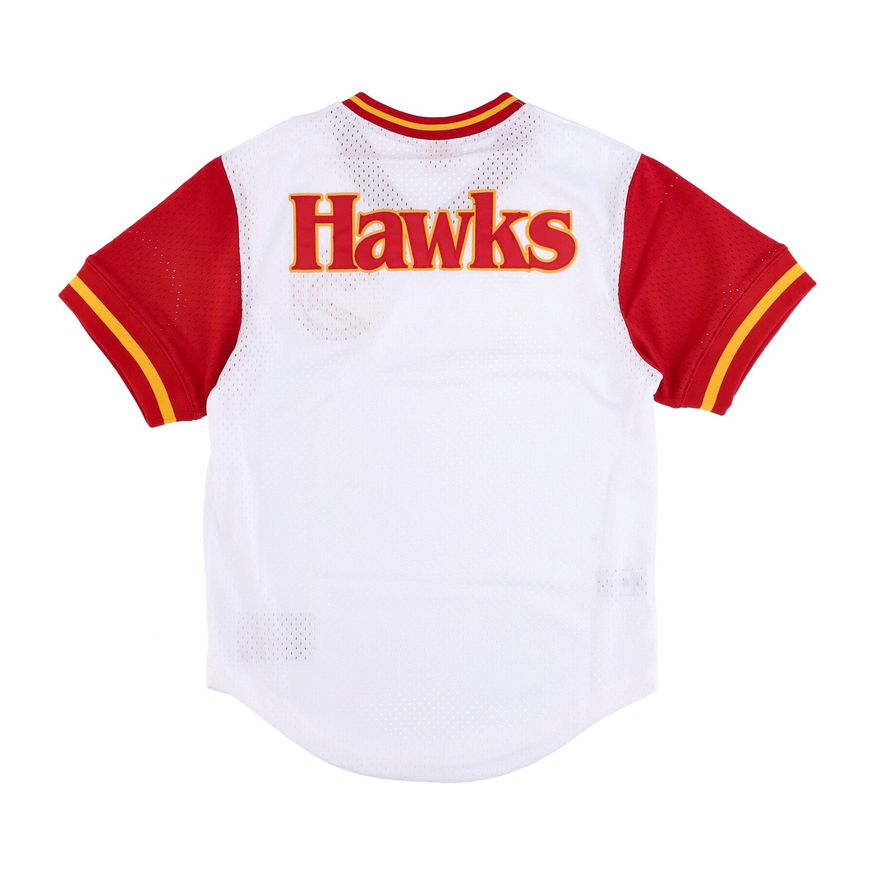 Mitchell & Ness, Casacca Uomo Nba Fashion Mesh V-neck Hardwood Classics Atlhaw, 