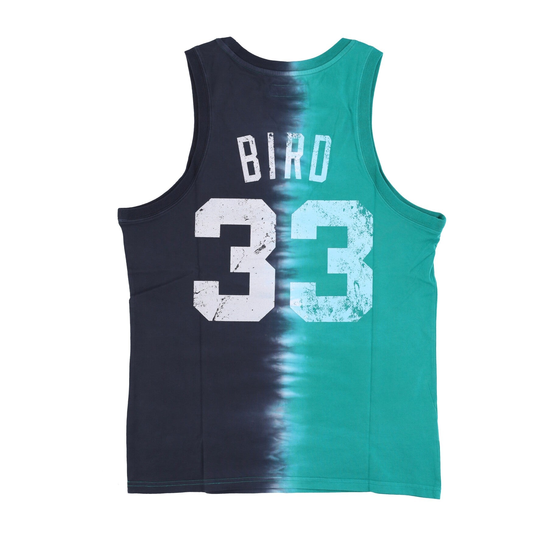 Mitchell & Ness, Canotta Uomo Nba Vertical Tie Dye Tank Hardwood Classics No 33 Larry Bird Boscel, 