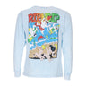 Ripndip, Maglietta Manica Lunga Uomo Summer Break L/s, Light Blue Mineral Wash