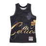Mitchell & Ness, Canotta Tipo Basket Uomo Nba Big Face 4.0 Fashion Tank Hardwood Classics Boscel, Black/original Team Colors