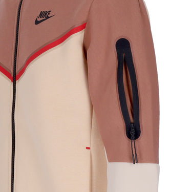Nike, Felpa Leggera Cappuccio Zip Uomo Sportswear Tech Fleece Hoodie, 