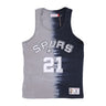 Mitchell & Ness, Canotta Uomo Nba Vertical Tie Dye Tank Hardwood Classics No 21 Tim Duncan Saaspu, Original Team Colors