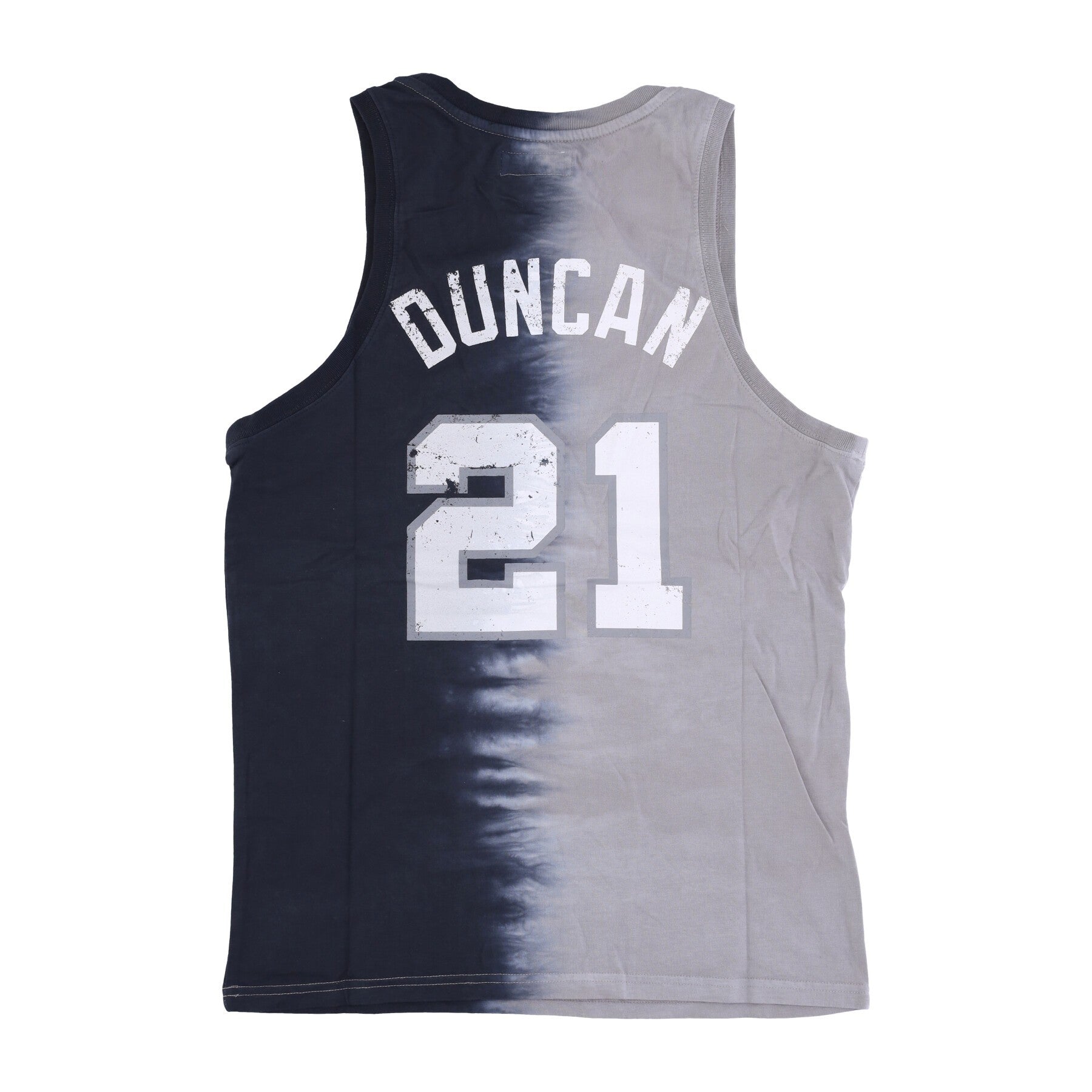 Mitchell & Ness, Canotta Uomo Nba Vertical Tie Dye Tank Hardwood Classics No 21 Tim Duncan Saaspu, 