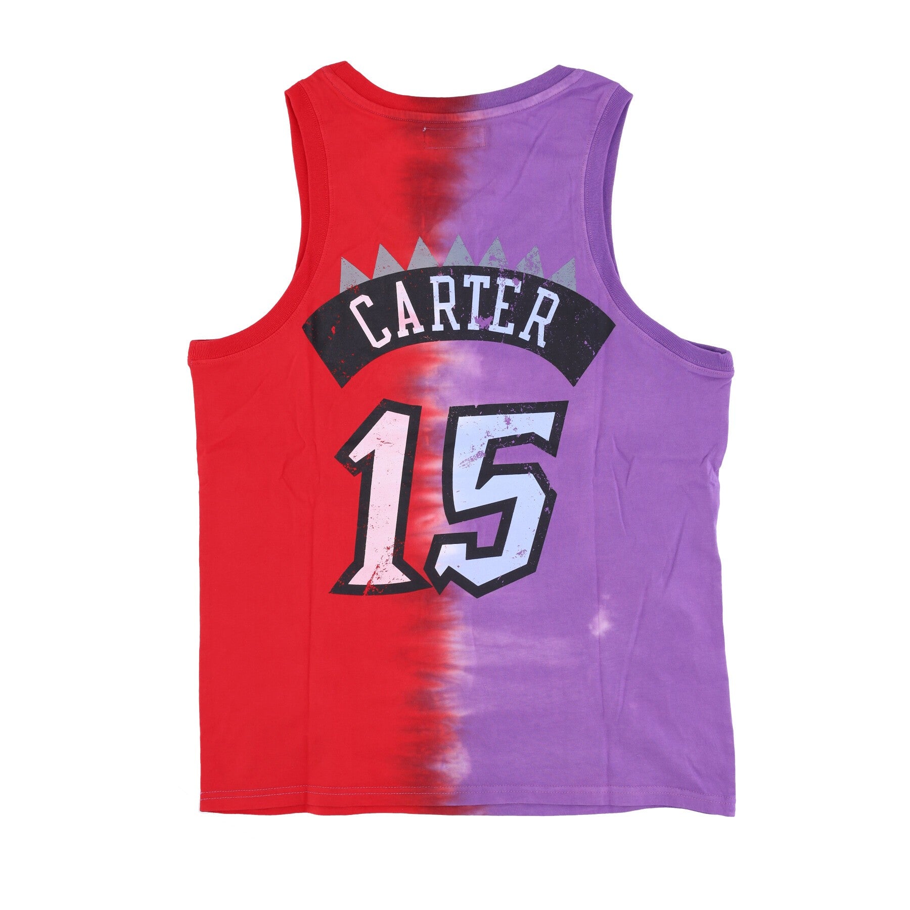 Mitchell & Ness, Canotta Uomo Nba Vertical Tie Dye Tank Hardwood Classics No 15 Vince Carter Torrap, 