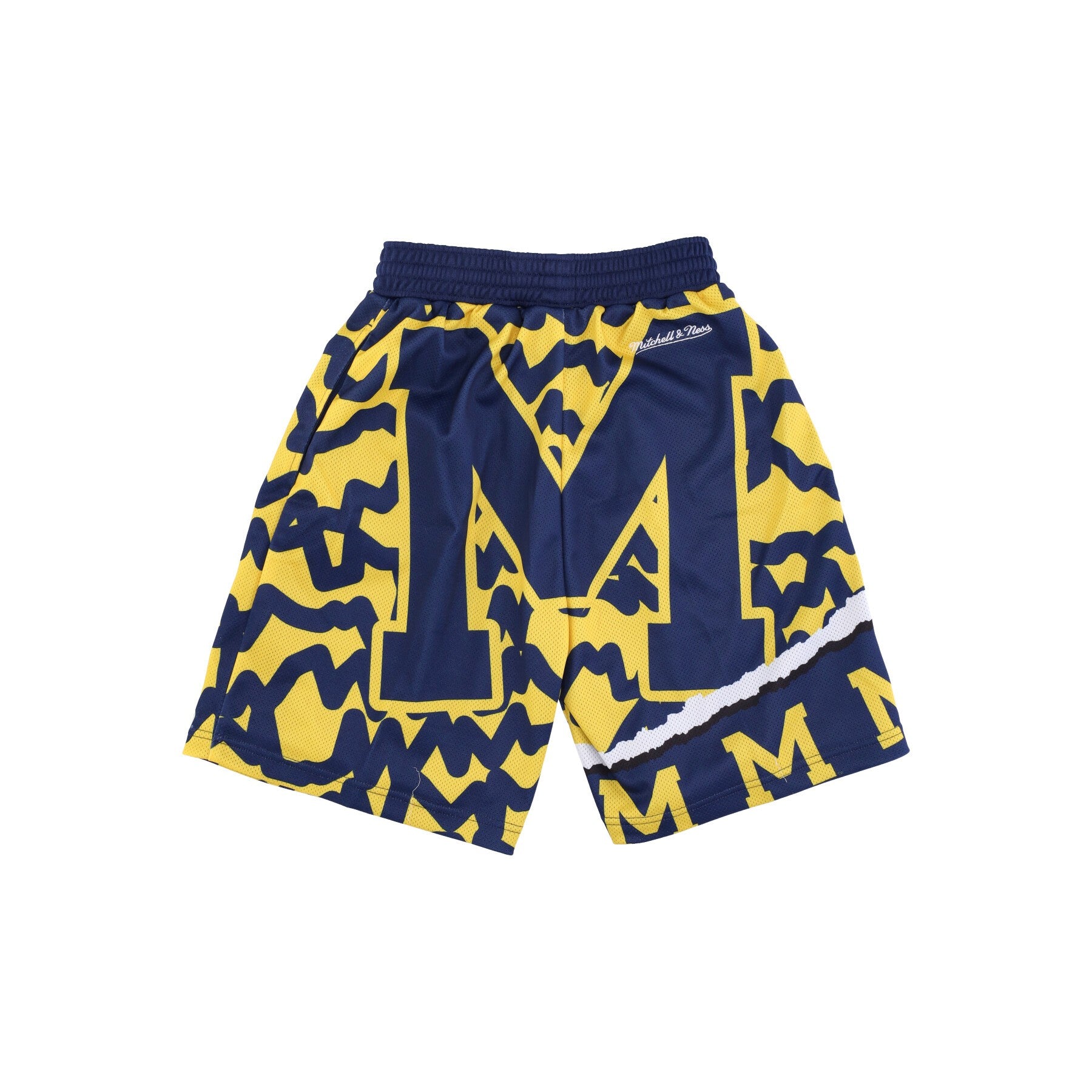 Mitchell & Ness, Pantaloncino Tipo Basket Uomo Ncaa Jumbotron 2.0 Sublimated Short Msuspa, 