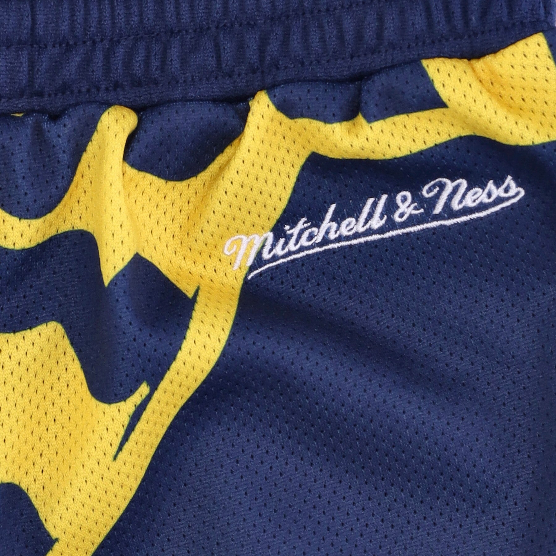Mitchell & Ness, Pantaloncino Tipo Basket Uomo Ncaa Jumbotron 2.0 Sublimated Short Msuspa, 