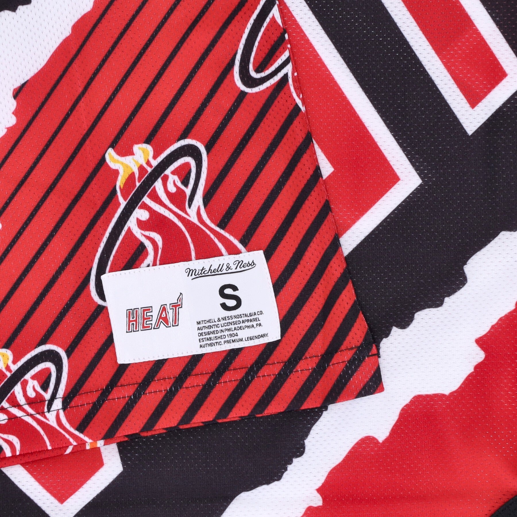 Mitchell & Ness, Canotta Tipo Basket Uomo Nba Jumbotron 2.0 Sublimated Tank Hardwood Classics Miahea, 