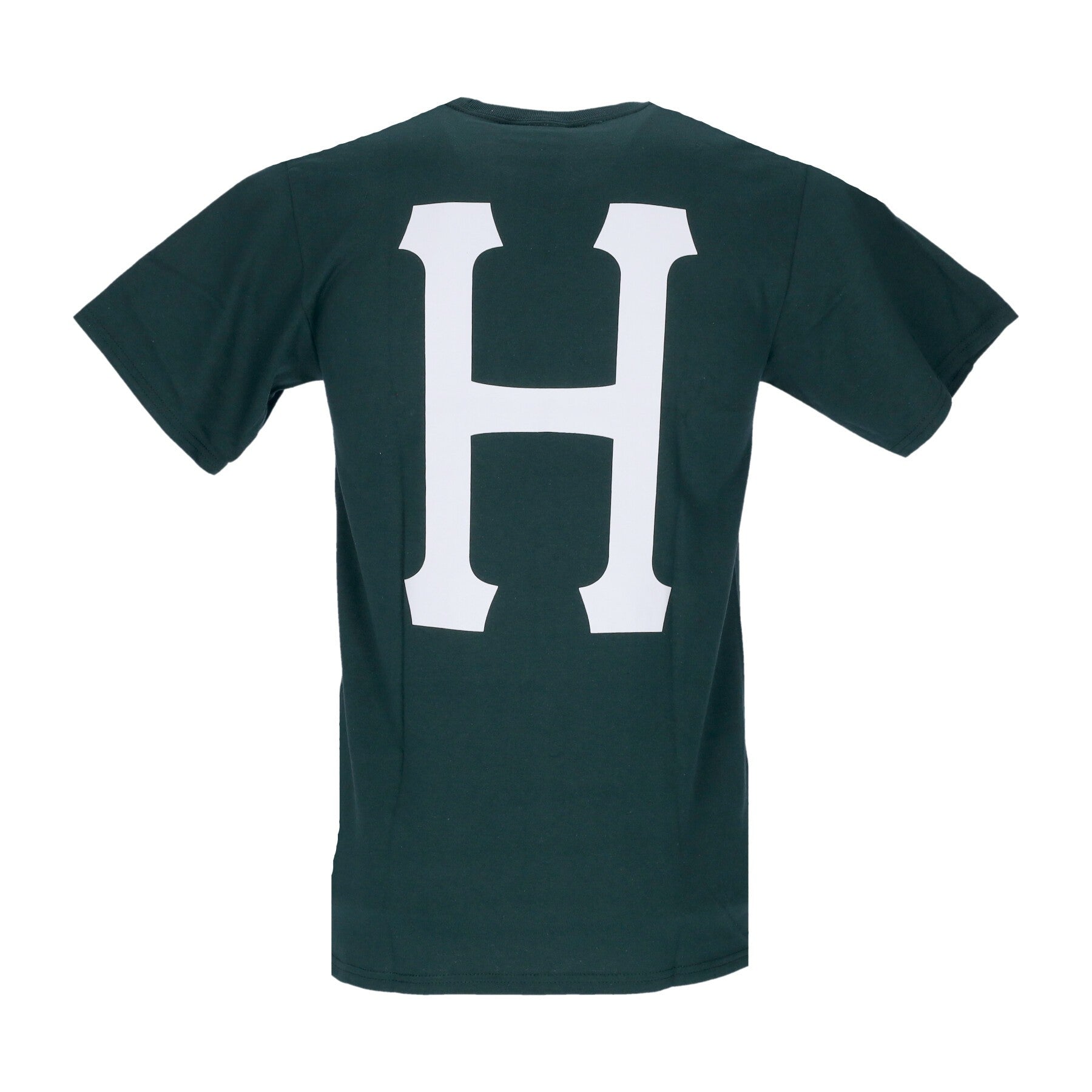 Huf, Maglietta Uomo Essentials Classic H Tee, Forest Green