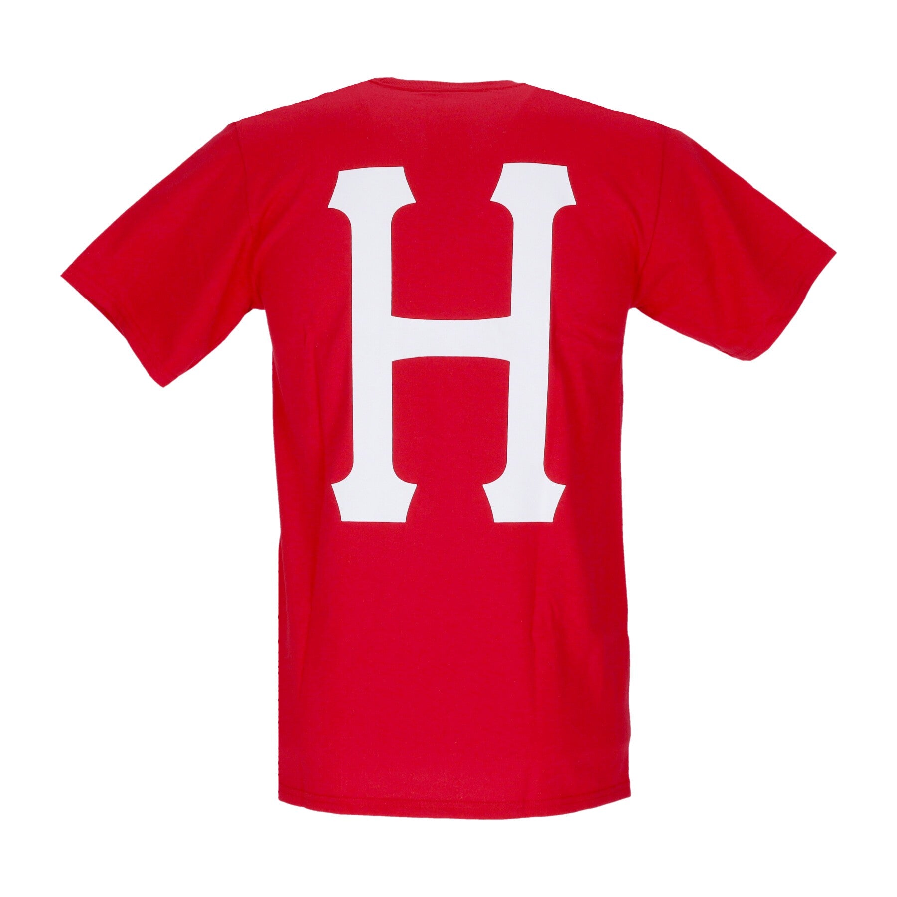 Huf, Maglietta Uomo Essentials Classic H Tee, Red
