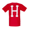 Huf, Maglietta Uomo Essentials Classic H Tee, Red