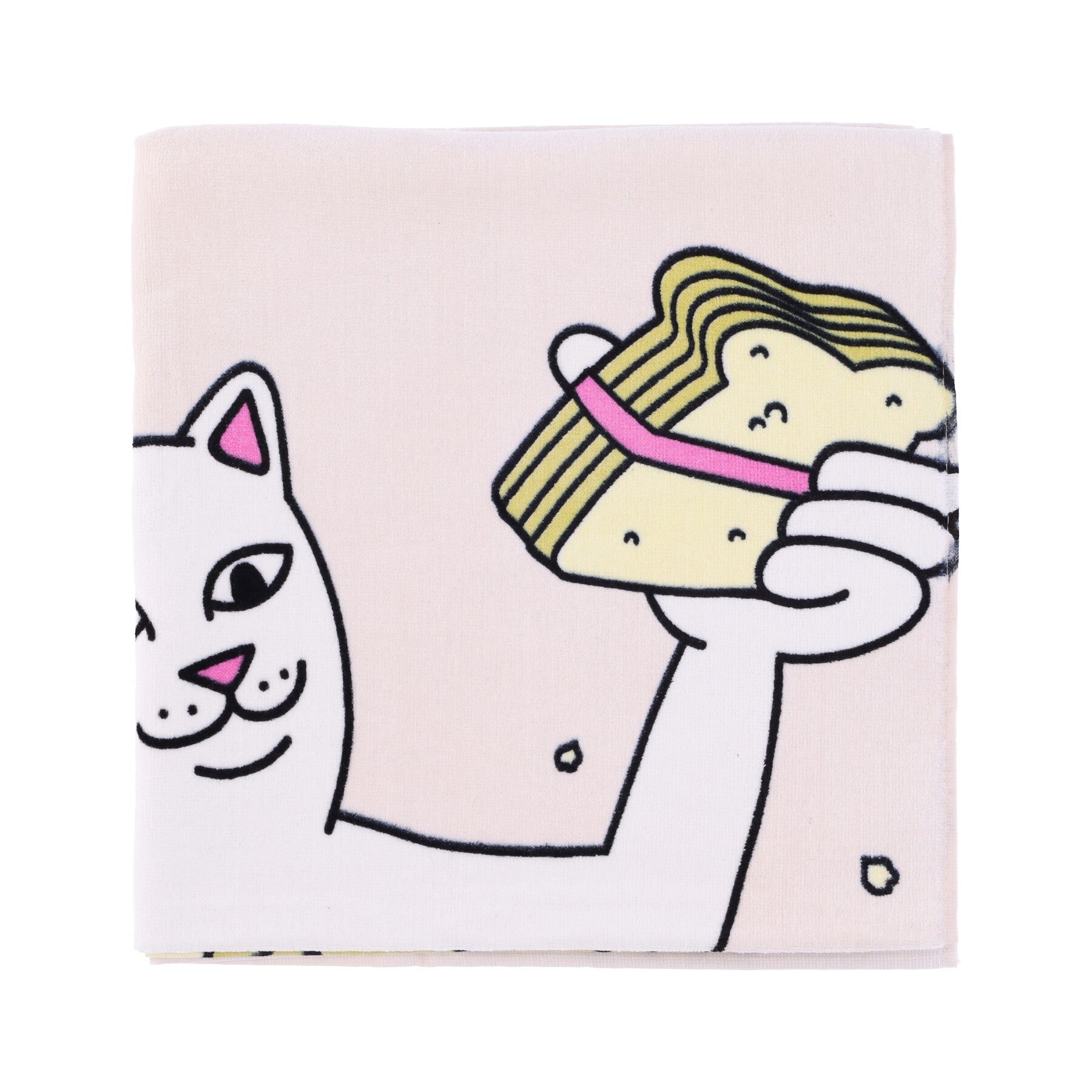 Unisex Towel Lets Get This Bread Beach Towel Natural