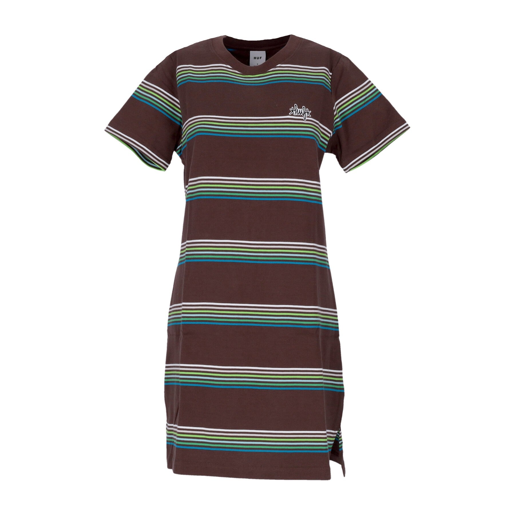 Huf, Vestito Donna Landmark Knit Dress, Brown