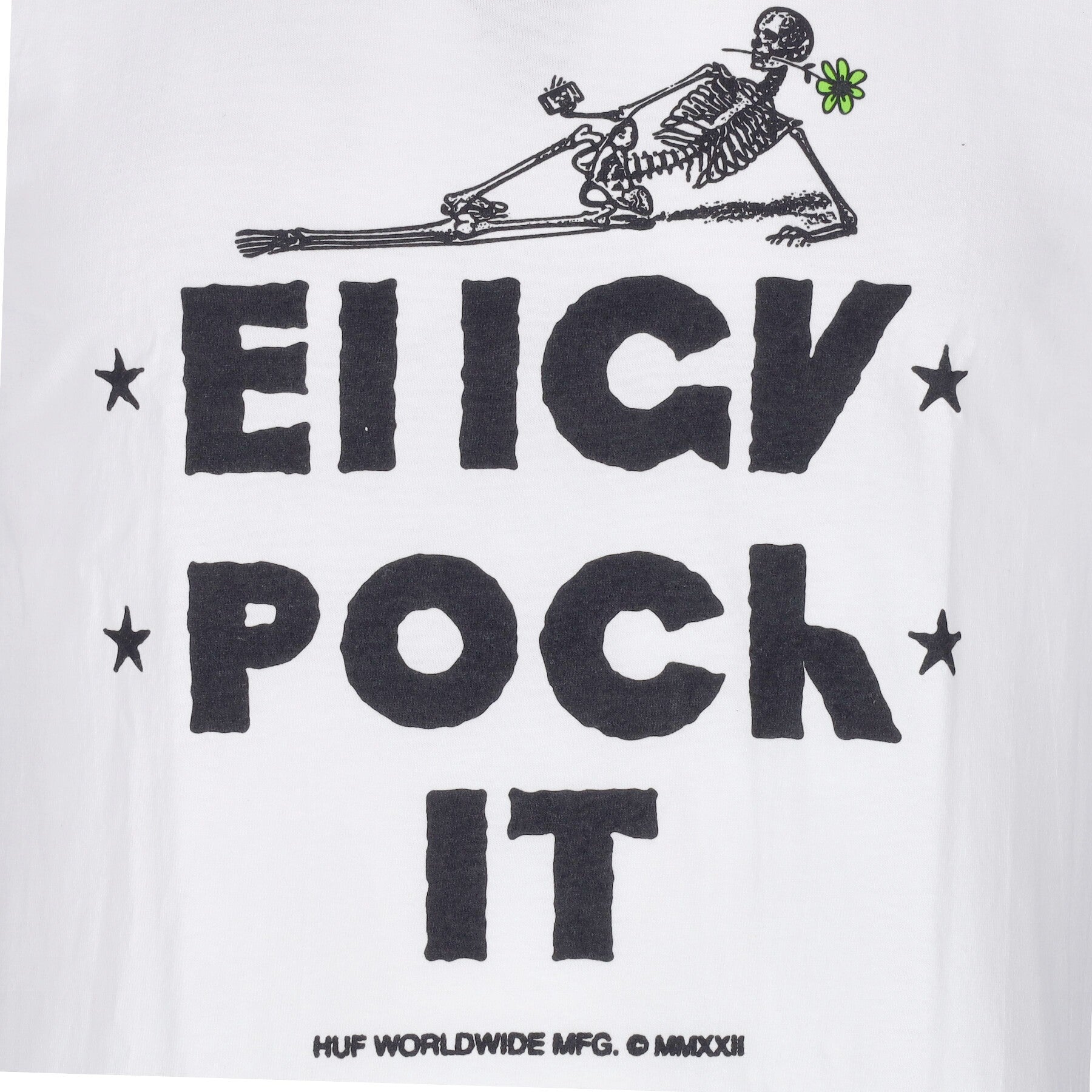 Huf, Maglietta Uomo Get Folded Tee, 