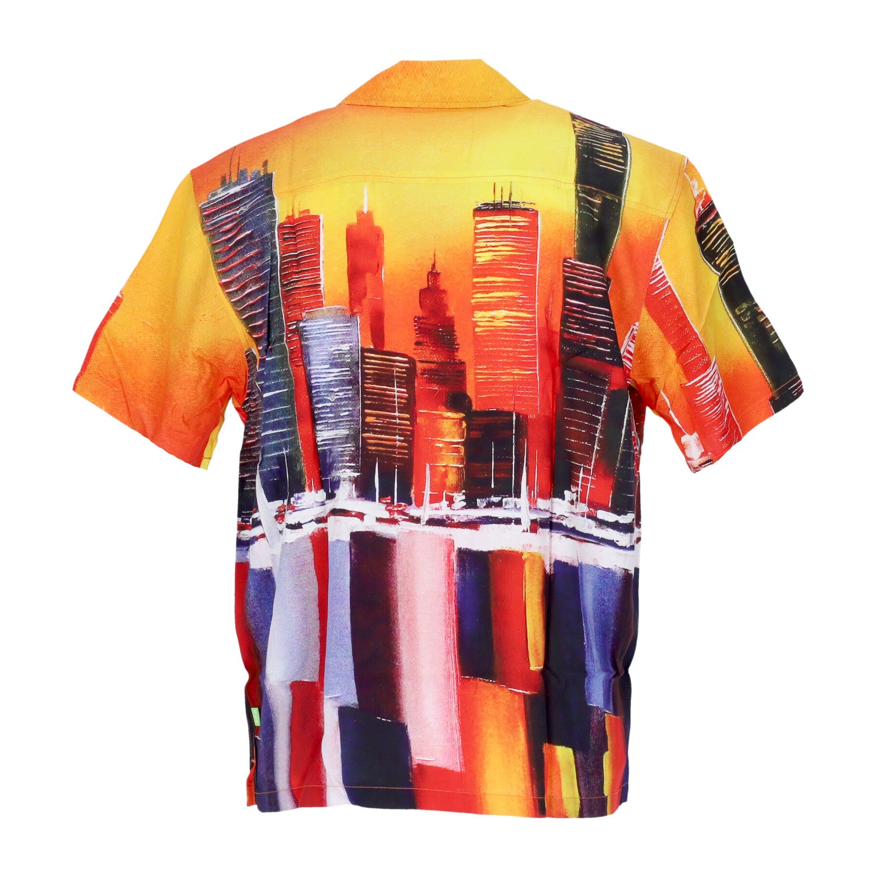 Huf, Camicia Manica Corta Uomo Concrete Jungle Woven Top, 