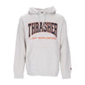 Huf, Felpa Cappuccio Uomo Bayview P/o Hoodie X Thrasher, Athletic Heather