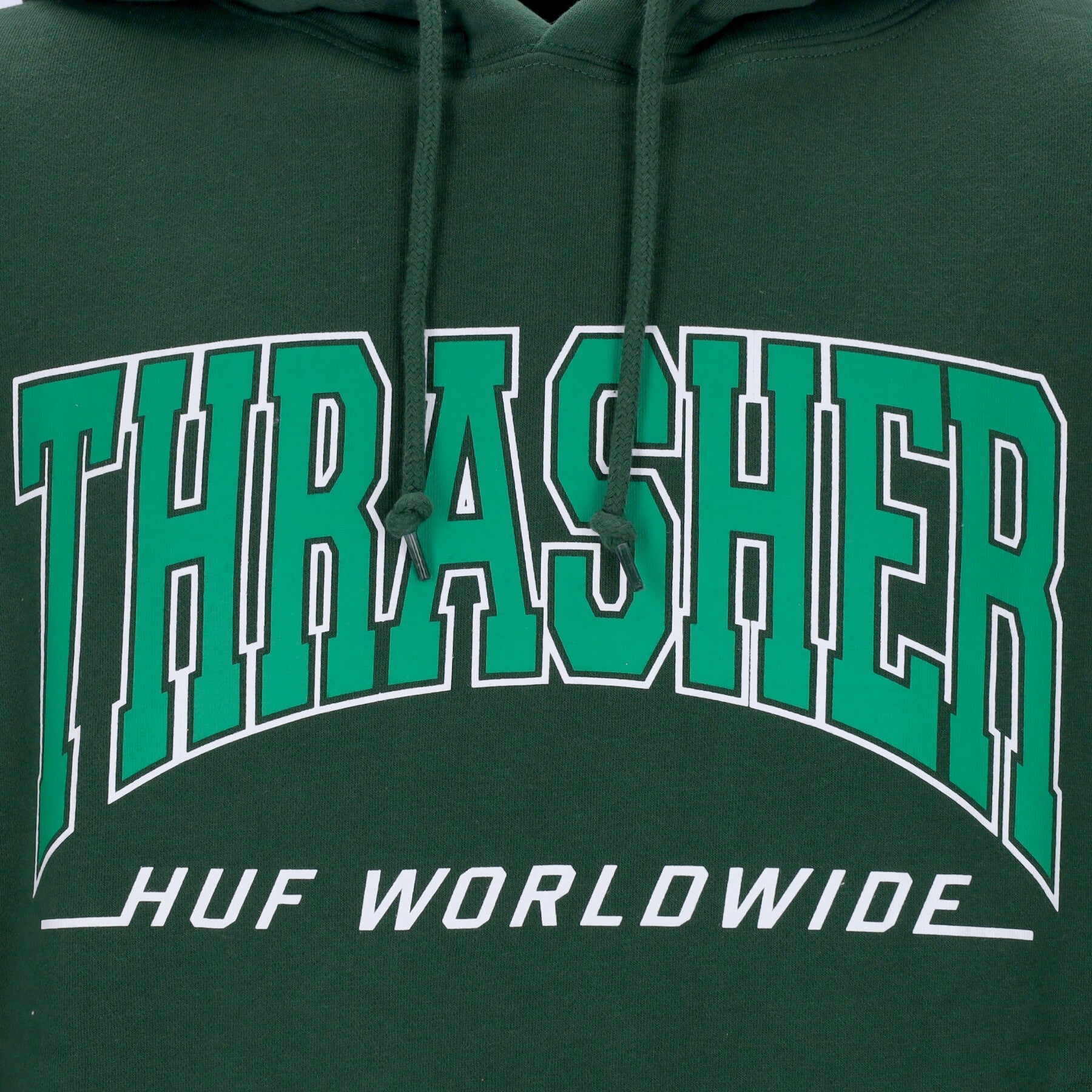 Huf, Felpa Cappuccio Uomo Bayview P/o Hoodie X Thrasher, 