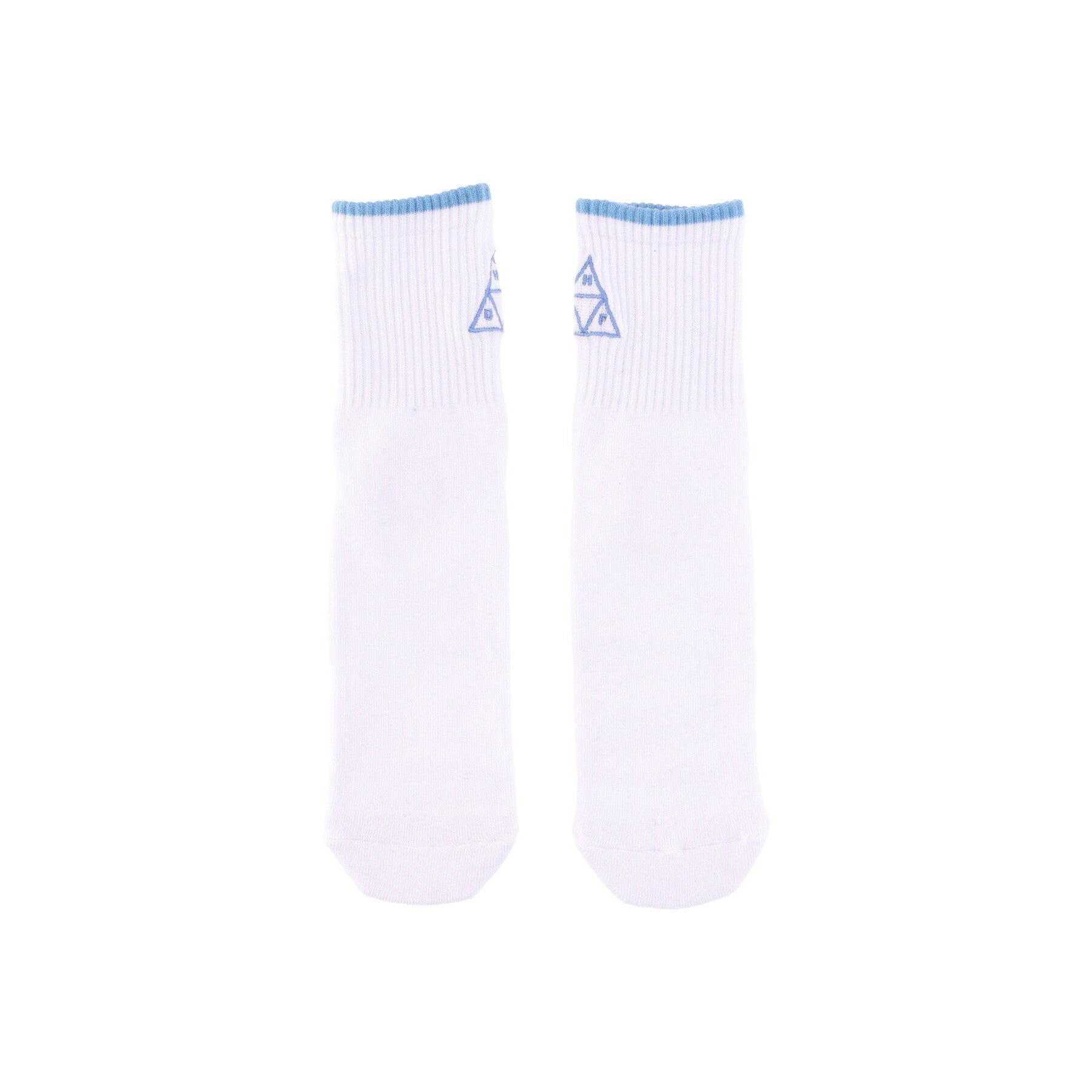 Huf, Calza Bassa Uomo Emb. Triple Triangle 1/4 Sock, White