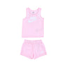 Nike, Set Canotta+pantaloncino Bambina Club Tank &jersey Short Set, Pink Foam