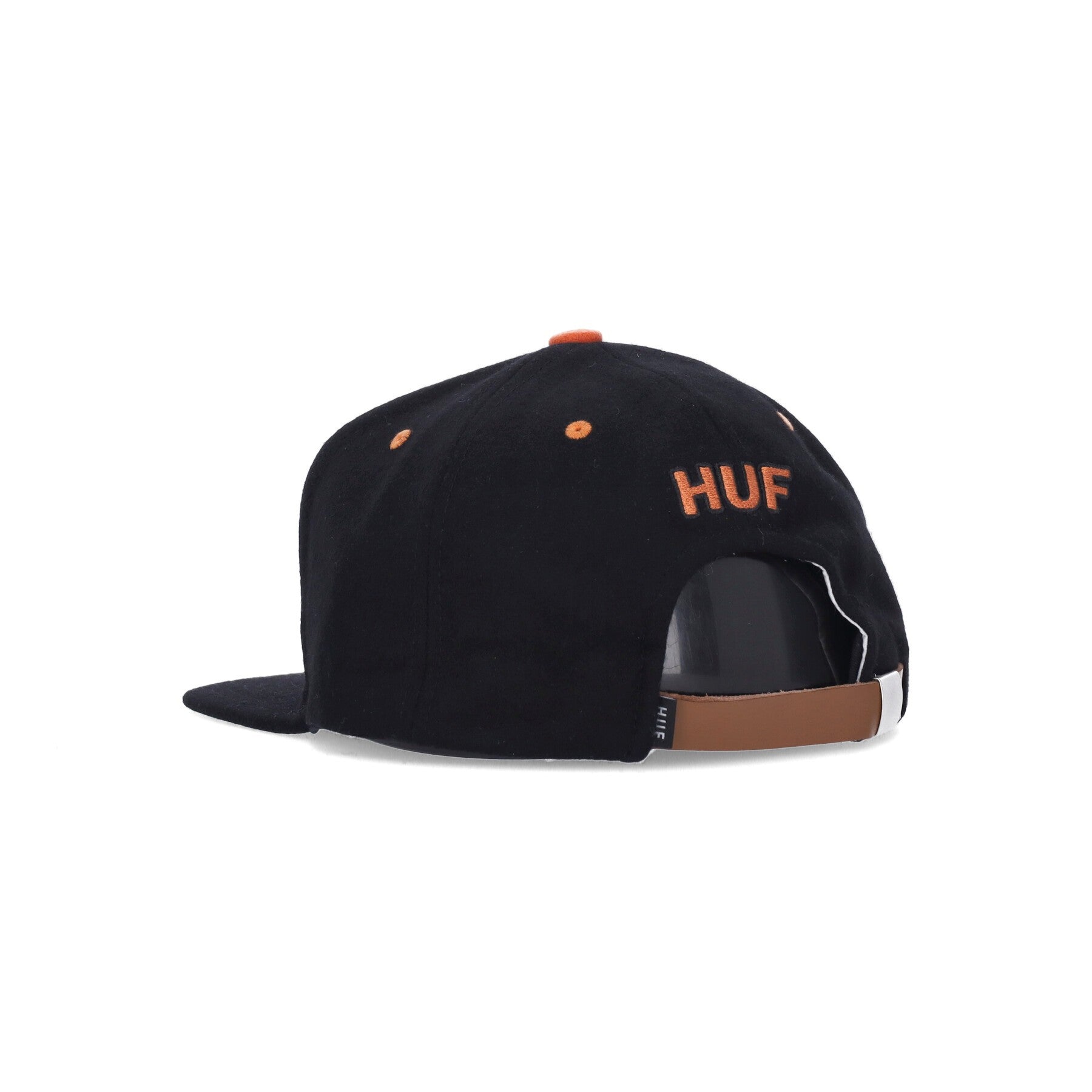 Huf, Cappellino Visiera Piatta Uomo Home Base 6 Panel, 