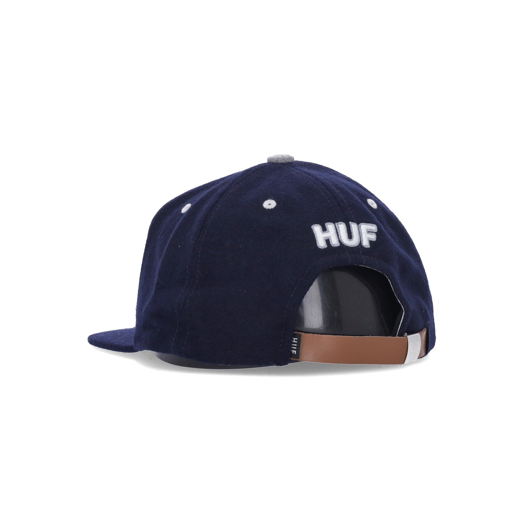 Huf, Cappellino Visiera Piatta Uomo Home Base 6 Panel, 