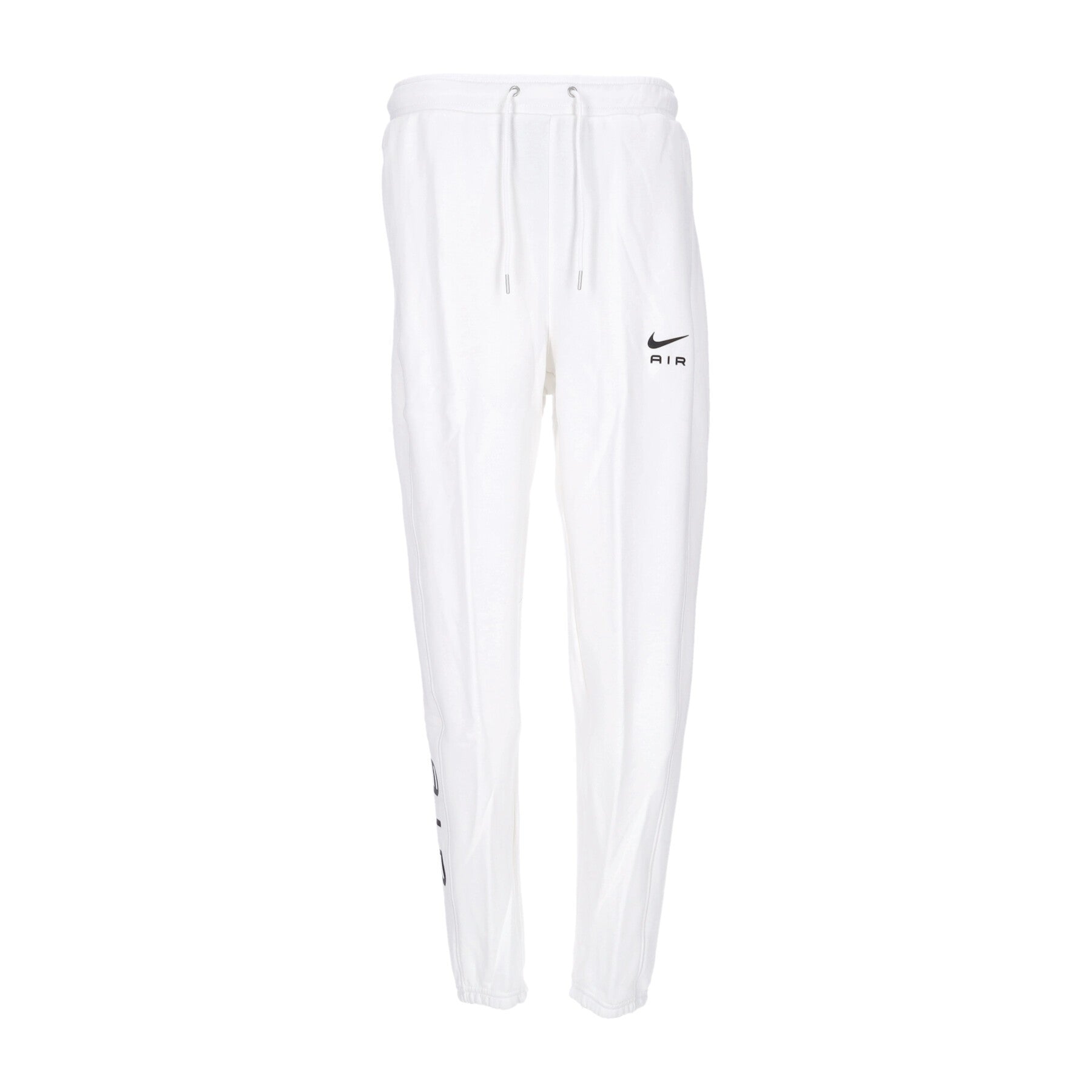 Nike, Pantalone Tuta Leggero Uomo Sportswear Air French Terry Pant, White/black