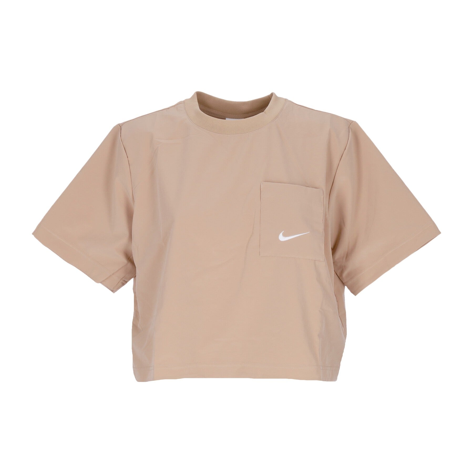 Nike, Maglietta Donna Sportswear Everyday Modern Woven Boxy Top, Hemp/sail