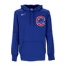 Nike Mlb, Felpa Cappuccio Uomo Mlb Wordmark Therma Performance Pullover Hoodie Chicub, Rush Blue