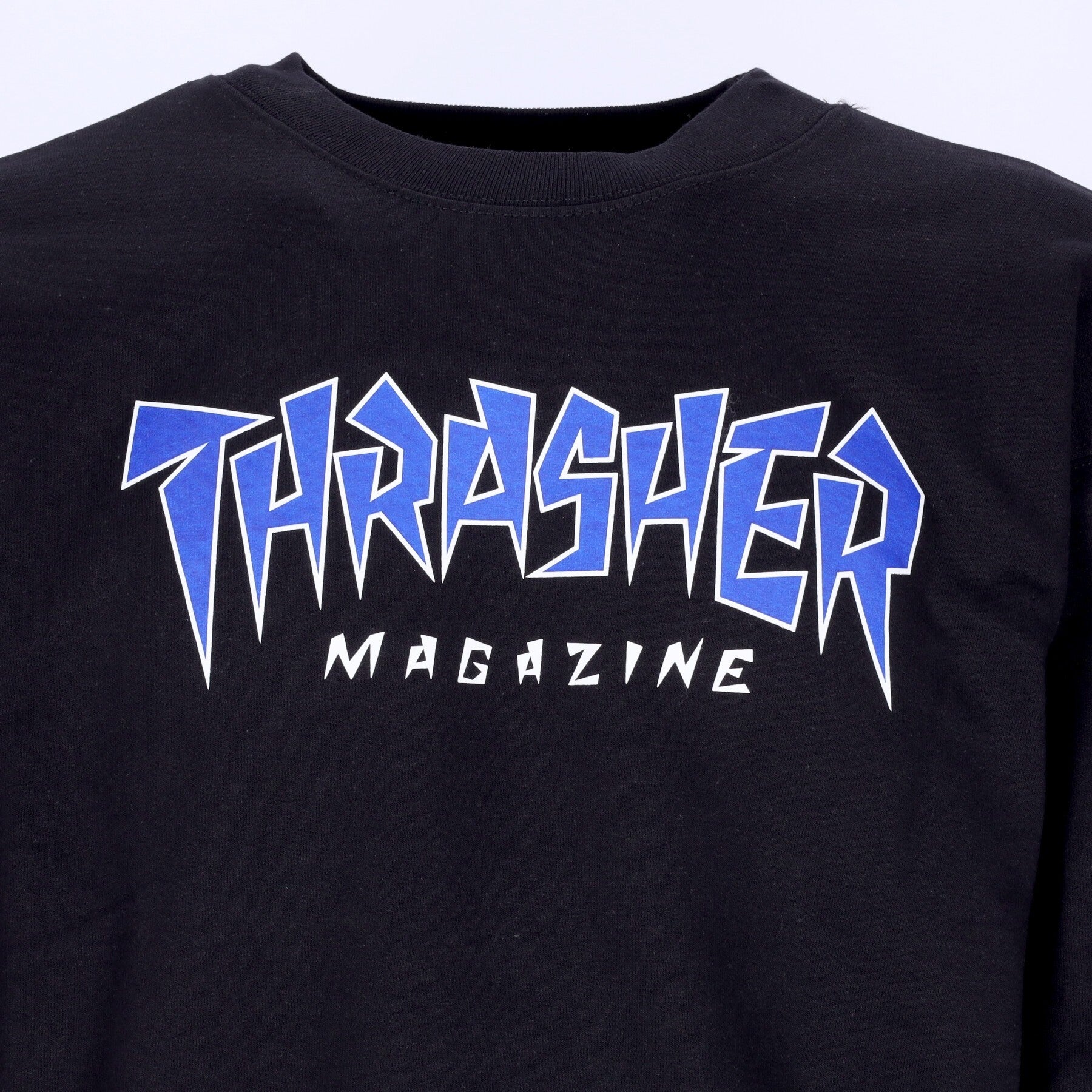 Thrasher, Felpa Girocollo Uomo Jagged Logo Crewneck, 