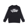 Vans, Felpa Girocollo Ragazzo Exposition Check Crew, Black